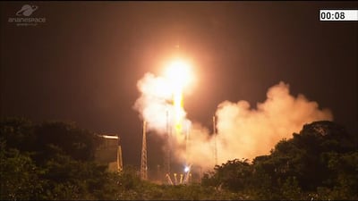 The Falcon Eye satellites were built by Airbus and Thales in France