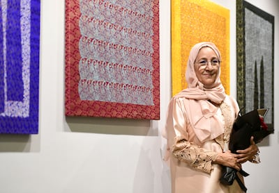 Emirati visual artist Najat Makki. Khushnum Bhandari / The National