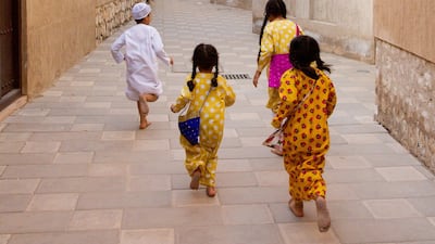 Hag Al Laila is a popular tradition in the UAE and elsewhere in the Gulf. Photo: Dubai Tourism