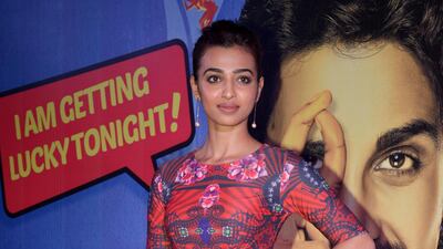 Radhika Apte at the premiere of the movie 'Hunterrr' in Mumbai on March, 17, 2015. Getty Images