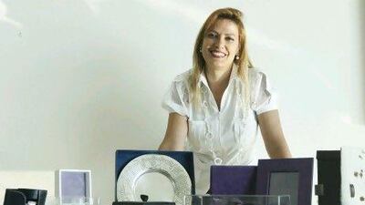 Gwen de Bizemont creates innovative gifts. Jeffrey E Biteng / The National