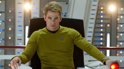 Chris Pine in Star Trek: Into Darkness. The follow-up, Star Trek Beyond, will be filming in Dubai in September 2015 and producers are looking for extras Zade Rosenthal / Paramount Pictures