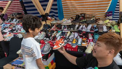 Trainers abound at Sole DXB, which is a celebration of sneaker and hip-hop culture