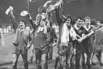 Rajab Abdulrahman was part of an Al Nasr side that took on Liverpool only two weeks after they clinched the European Cup against Club Brugge in 1978. Getty Images