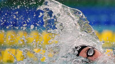 Dutch swimmer Marjolein Delno during the women's 200m Freestyle preliminary race during the Rotterdam Qualification Meet 2020 at Zwemcentrum on Friday, December 4. Getty