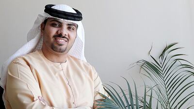 Abdul Rahman Hamdan, 25, has built up four businesses after starting out repairing scrap cars at 17. Satish Kumar / The National