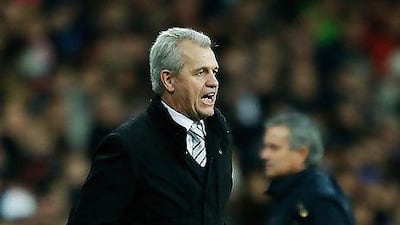 Espanyol drew away at Real Madrid after Javier Aguirre, left, took over as the Primera Liga side's manager. Gonzalo Arroyo Moreno / Getty Images