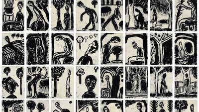 Works on paper, a specialisation of the curator Venetia Porter, are an important subtheme of the show. Here, the poignant work by exiled Iraqi artist Sadik Kwaish Alfraji, of 'The Tree I Love at Abu Nuwas Street'.