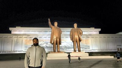 Although fewer tourists were visiting North Korea in late 2017, Sandeep Sangha, 36, from Melbourne, Australia, made the trip in November and said it was a "fascinating" experience. Photo courtesy Sandeep Sangha
