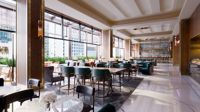 The Sky Lobby will be a place for dining, working and socialising. Photo: LL Holdings / Hilton