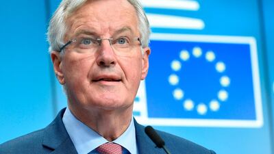 Britain must accept all EU laws during a post-Brexit transition period, including those made after it leaves, European Union negotiator Michel Barnier said. John Thys/ AFP Photo
