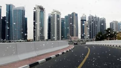Rainfall in Dubai is rare enough but is almost unheard of in August, so the downpour after a cloud-seeding experiment seemed a success – yet scientists are working on a computer model to test the results further. Sarah Dea /The National