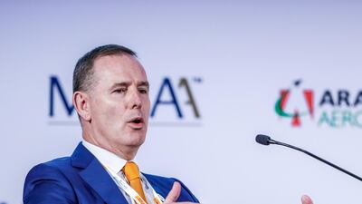 Tony Douglas will take responsibility for Etihad Airways. Victor Besa / The National