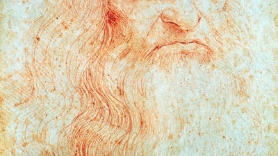 Elements from this work, Self-Portrait, 1512-1515, by Leonardo da Vinci, are being compared to the newly discovered red chalk drawing in Italy as a way to confirm its authorship. DeAgostini / Getty Images
