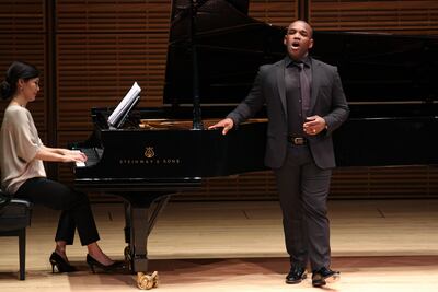 The tenor Lawrence Brownlee will perform as part of Abu Dhabi Festival. Getty Images