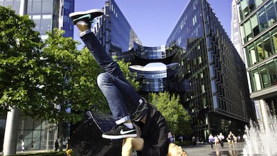 “Straight Leg” by Faraz Fahd Khan. Image by Charlie Stokes. (Courtesy: Faraz Fahd Khan)