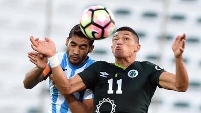 Al Shabab’s Henrique Luvannor. Courtesy Arabian Gulf League