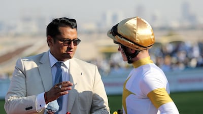 Satish Seemar dedicated his title to 'mankind'. Chris Whiteoak / The National