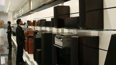 Electronics on display at Harman House electronics store. Ryan Carter / The National