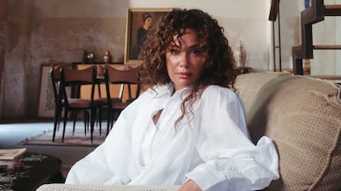 Hend Sabry: Bow shirt dress, Dh15,000, Givenchy by Sarah Burton. Photo: Hussein Mardini