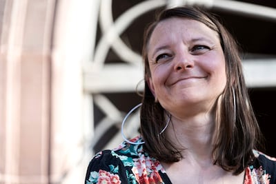 Cécile Kohler was imprisoned in Iran for almost four years before being returned to France in April alongside Jacques Paris. AFP