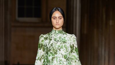 Erdem's collection was filled with blooms and florals