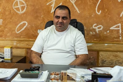 Ali Allam, director of Dar Al Amal University Hospital in Baalbek, says that half of the staff have fled amid the intensified Israel assault on the area. Matt Kynaston / The National