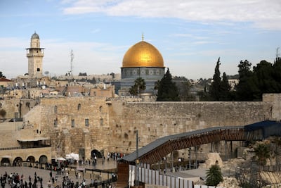 The Al Aqsa mosque compound and the Western Wall in Jerusalem's Old City. Reuters