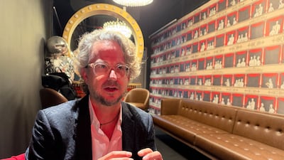 Daniel Sennheiser says AI should be used as a support tool in creating music. Alvin R Cabral / The National