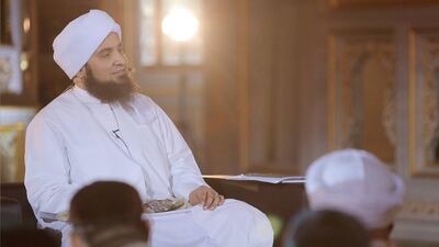Habib Ali Al Jifri’s show will be on several channels, including CBC, Al Irth Al Nabawi and Palestine TV. Courtesy Tabah Foundation