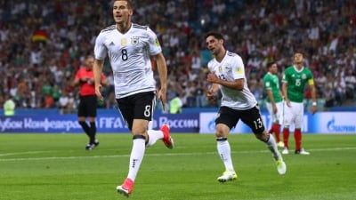Leon Goretzka, scorer of two of Germany's goals in the 4-1 win over Mexico in the Confederations Cup semi-finals on Thursday, is among the youthful side that has given the world champions cause to be optimistic. Buda Mendes / Getty Images