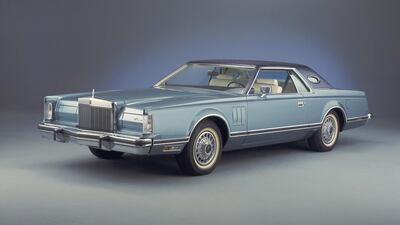 The 1979 Lincoln Continental Mark V. Ford Motor Co / AP Photo