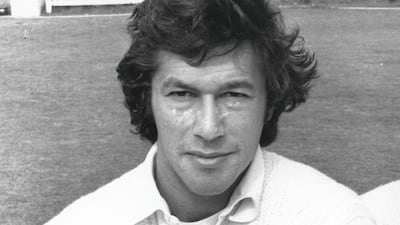 Imran Khan, who played county cricket for Worcester and Sussex in the UK and made his test debut for Pakistan in 1971. Getty