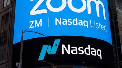 Zoom's revenue for the May-July period jumped 8 per cent on an annual basis to nearly $1.10 billion. AP
