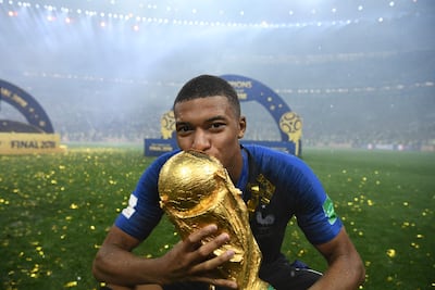 Ali Al Hamadi will be going up against World Cup winner Kylian Mbappe in North America this summer. AFP
