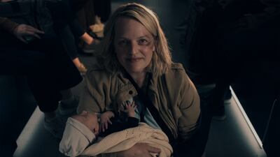 Elisabeth Moss in season six of The Handmaid's Tale. Photo: Hulu