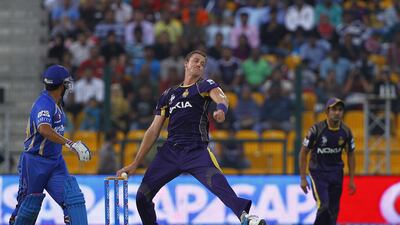 Kolkata's Morne Morkel and his fellow bowlers kept the dangerous batting order of Punjab in check. Jeffrey E Biteng / The National
