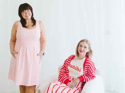 Hakim and Lorna King have partnered on Fast Brained Women, a podcast about living with ADHD. Photo: Dani Hakim and Lorna King