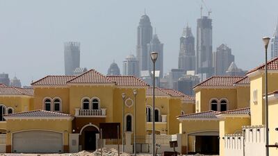 Villas in Jumeirah Park in Dubai. Mario Volpi helps readers with their property issues. Pawan Singh / The National