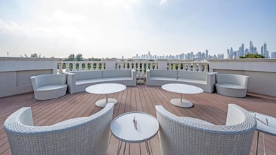 City skyline views from the villa's roof terrace. Courtesy The Urban Nest