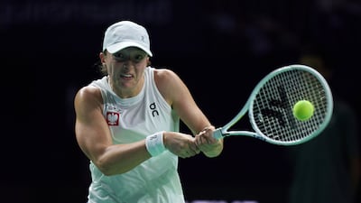 Iga Swiatek will compete at the Dubai Duty Free Tennis Championship's women's tournament in February. Getty Images