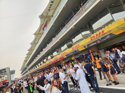 Paddock Club access includes pit lane walks. Photo: Simon Wilgress-Pipe for The National