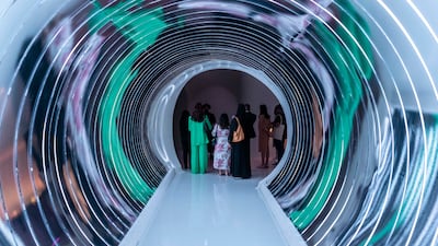 Aya, a new immersive light-and-show park, is opening in Dubai on Saturday at Wafi City mall. All photos: Antonie Robertson / The National