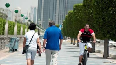 Regular exercise is increasingly being prescribed by doctors as a way of treating and preventing illnesses. Fatima Al Mazouqi / The National