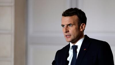 French President Emmanuel Macron. EPA