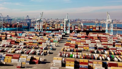 The Port of Los Angeles is one of the world's busiest and shipments are up 30 per cent since the pandemic. Photo: Sven Kamm