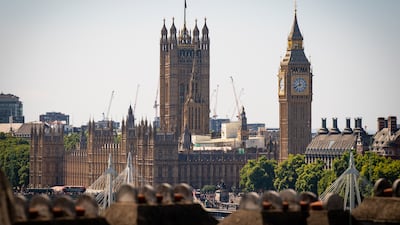The Elizabeth Tower, also known as Big Ben, and the Houses of Parliament in London. PA