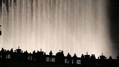 Burj Khalifa is also known for the dancing fountains at its base. Pawan Singh / The National