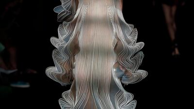 A look by Iris Van Herpen. EPA 