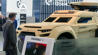 The John Cockerill stand at Idex